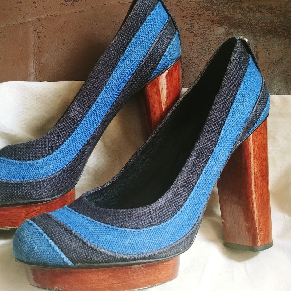 Tory Burch Wooden Heels